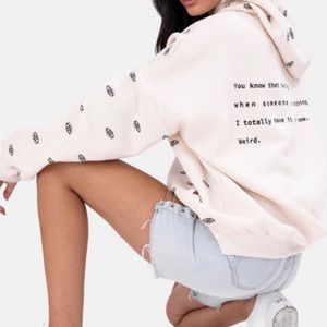 Adika Eyes oversized hoodie